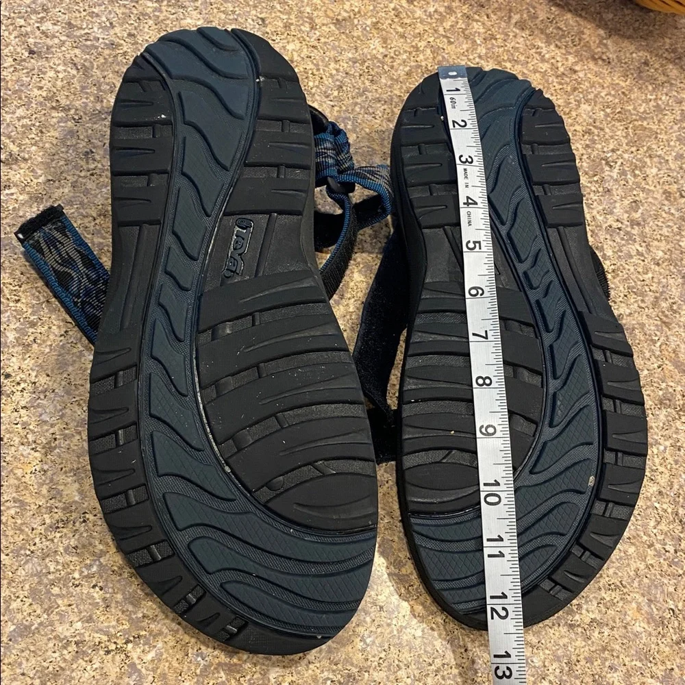 Teva 6584 Sandals Water Walking Hiking Blue Black Gray US 11 USED Mens